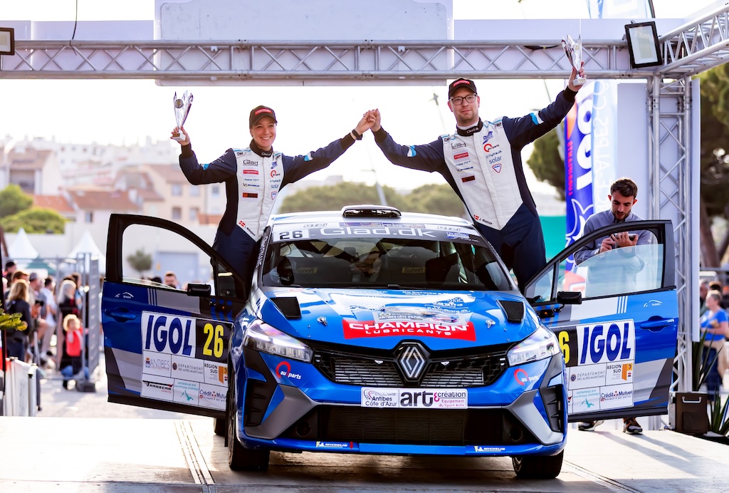 Efter klassesejr i fransk løb: I weekenden går det løs for Jacob Madsen og Line Nedergaard på Sjælland.
(Foto: Glad Sport)